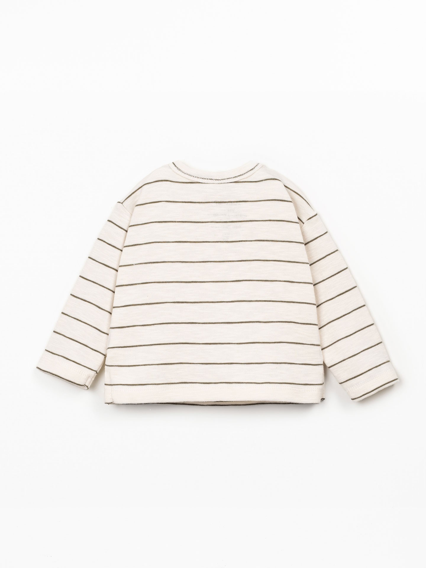 Camisola de malha às riscas