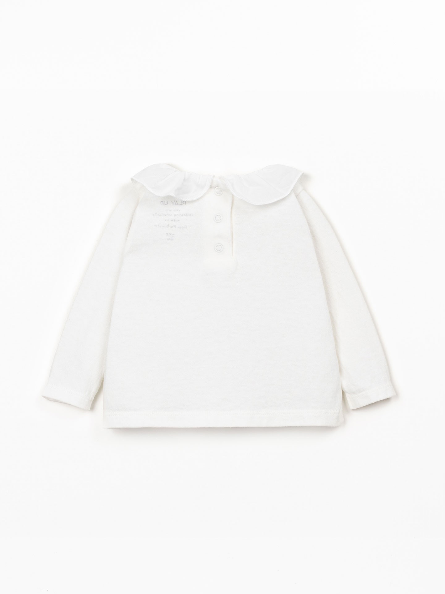 Camisola de malha com mistura de de algodão orgânico e reciclado