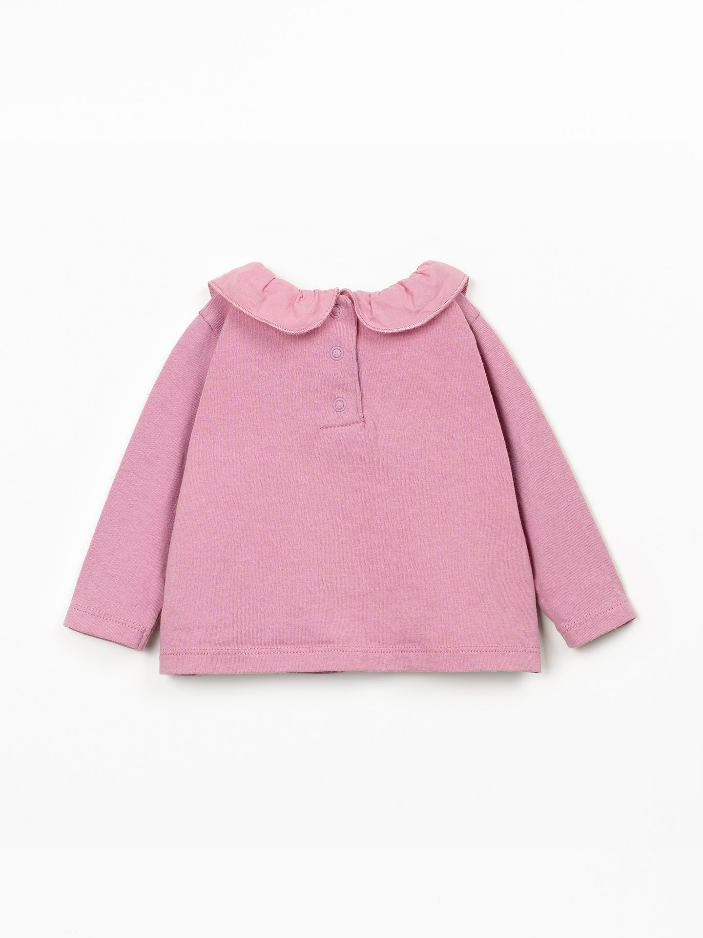 Camisola de malha com mistura de de algodão orgânico e reciclado