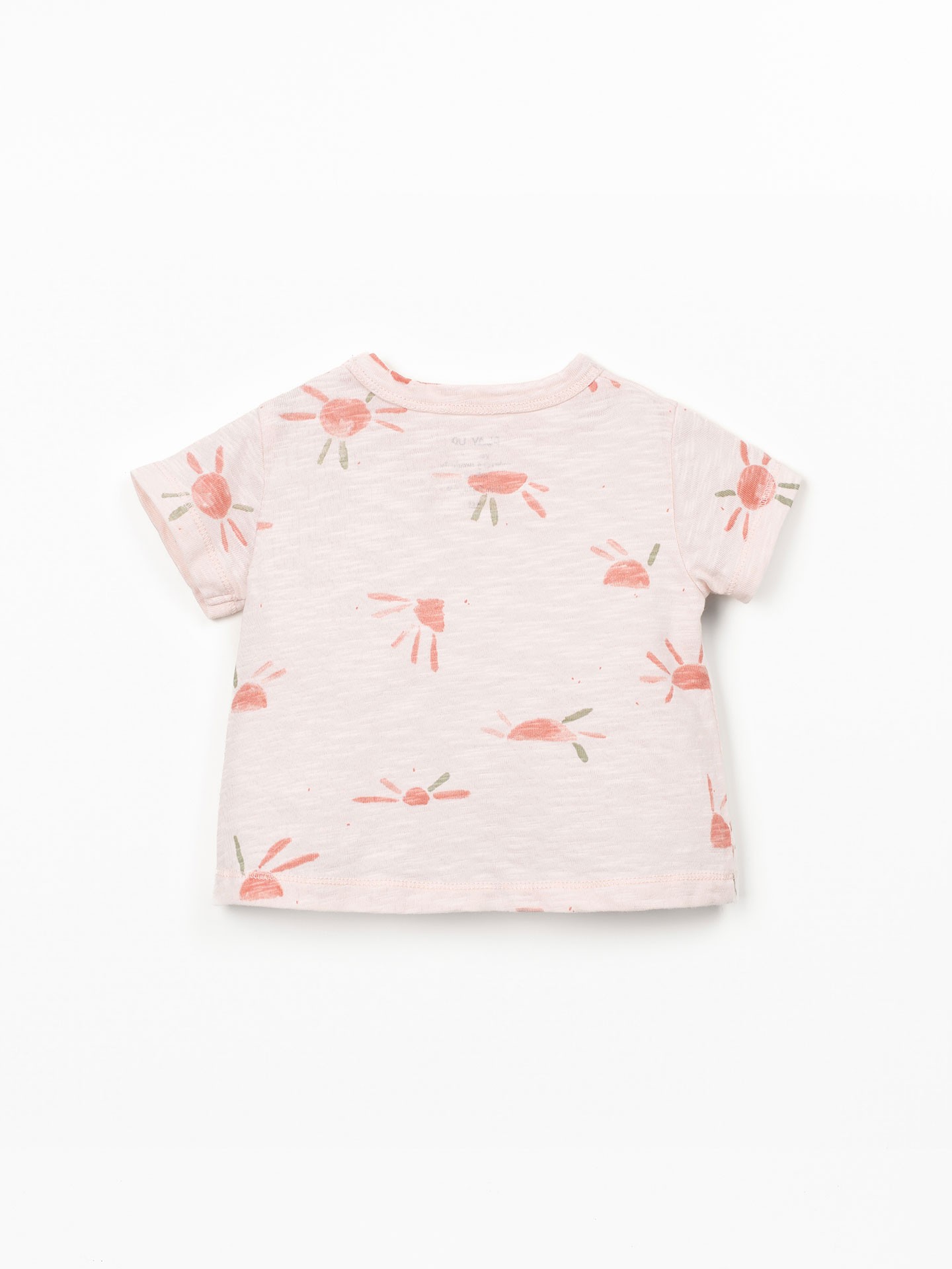 T-shirt em algodão orgânico com estampado