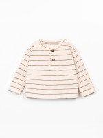 Striped knitted jumper
