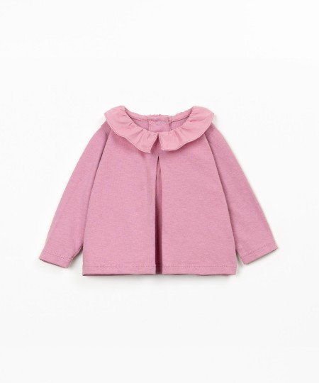 Camisola de malha com mistura de de algod�o org�nico e reciclado