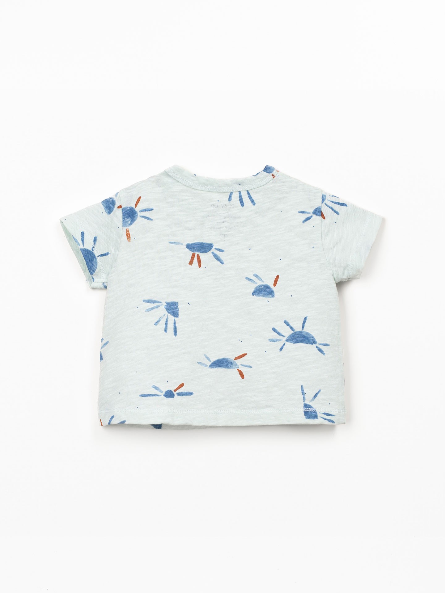 T-shirt em algodão orgânico com estampado