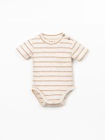 Body em algod�o org�nico �s riscas