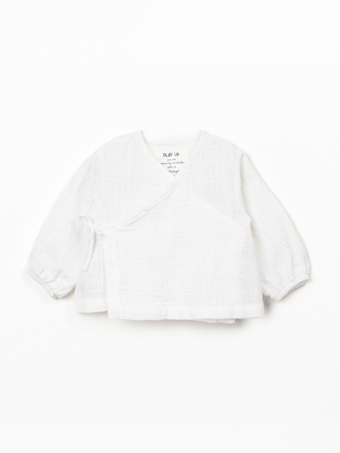 Blusa de tecido em algodão orgânico