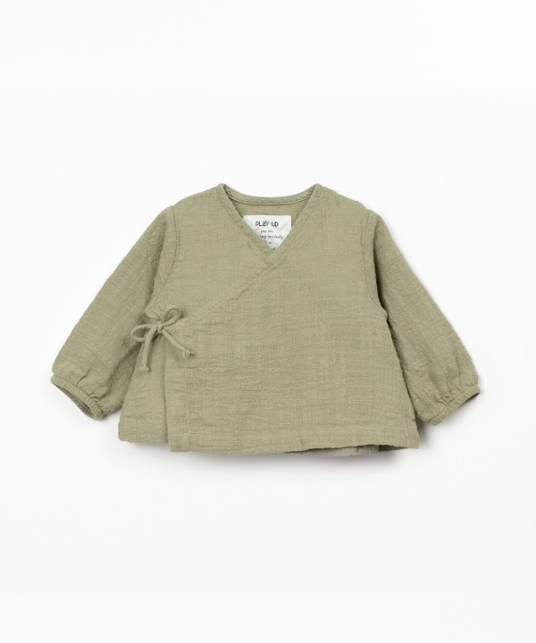 Blusa de tecido em algodão orgânico