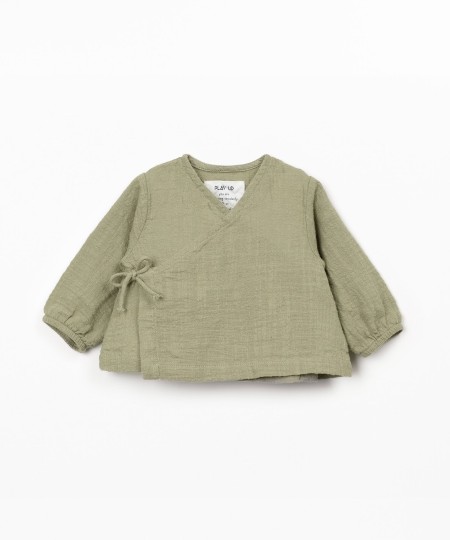 Blusa de tecido em algodão orgânico