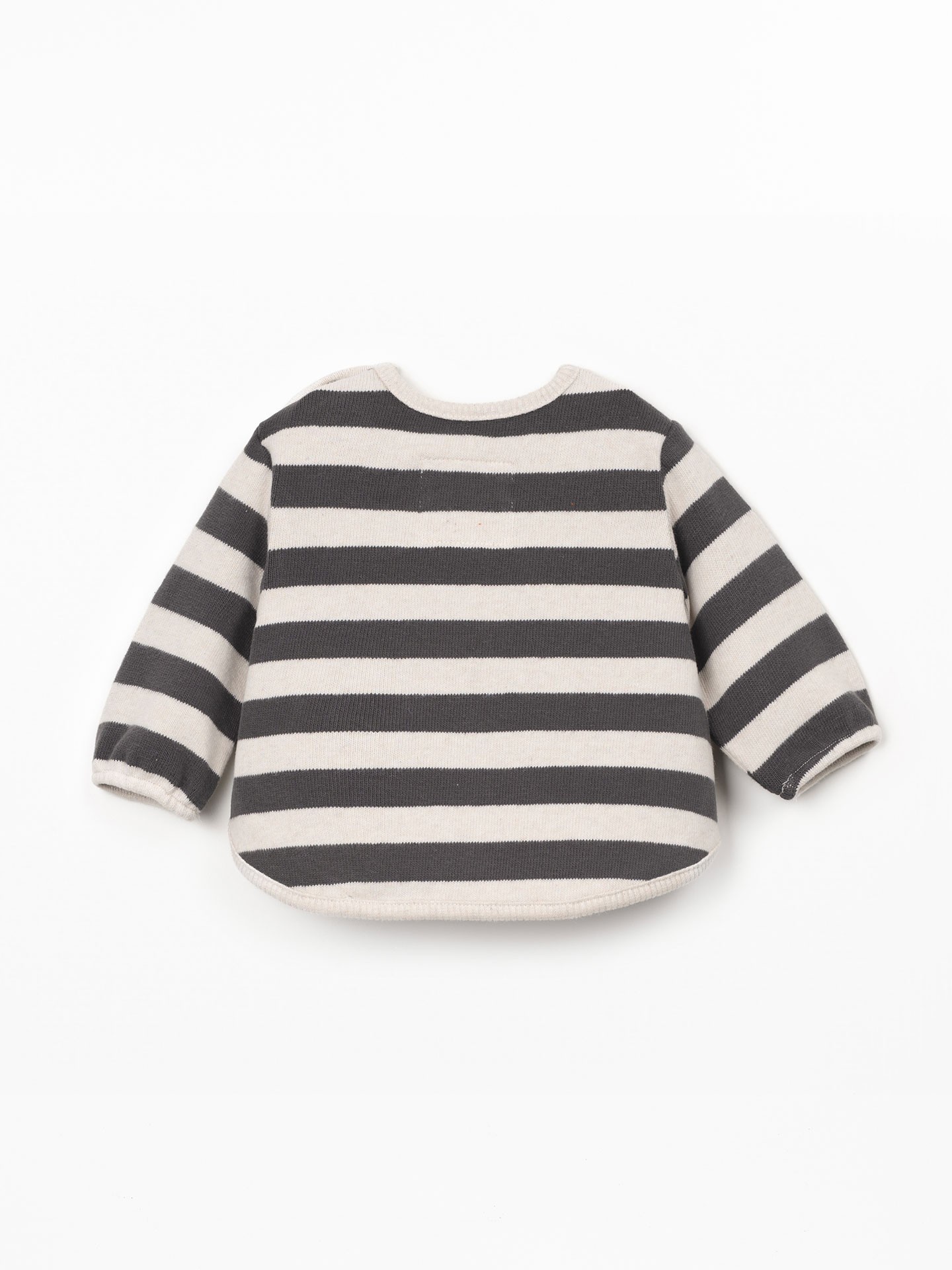 Camisola de malha às riscas