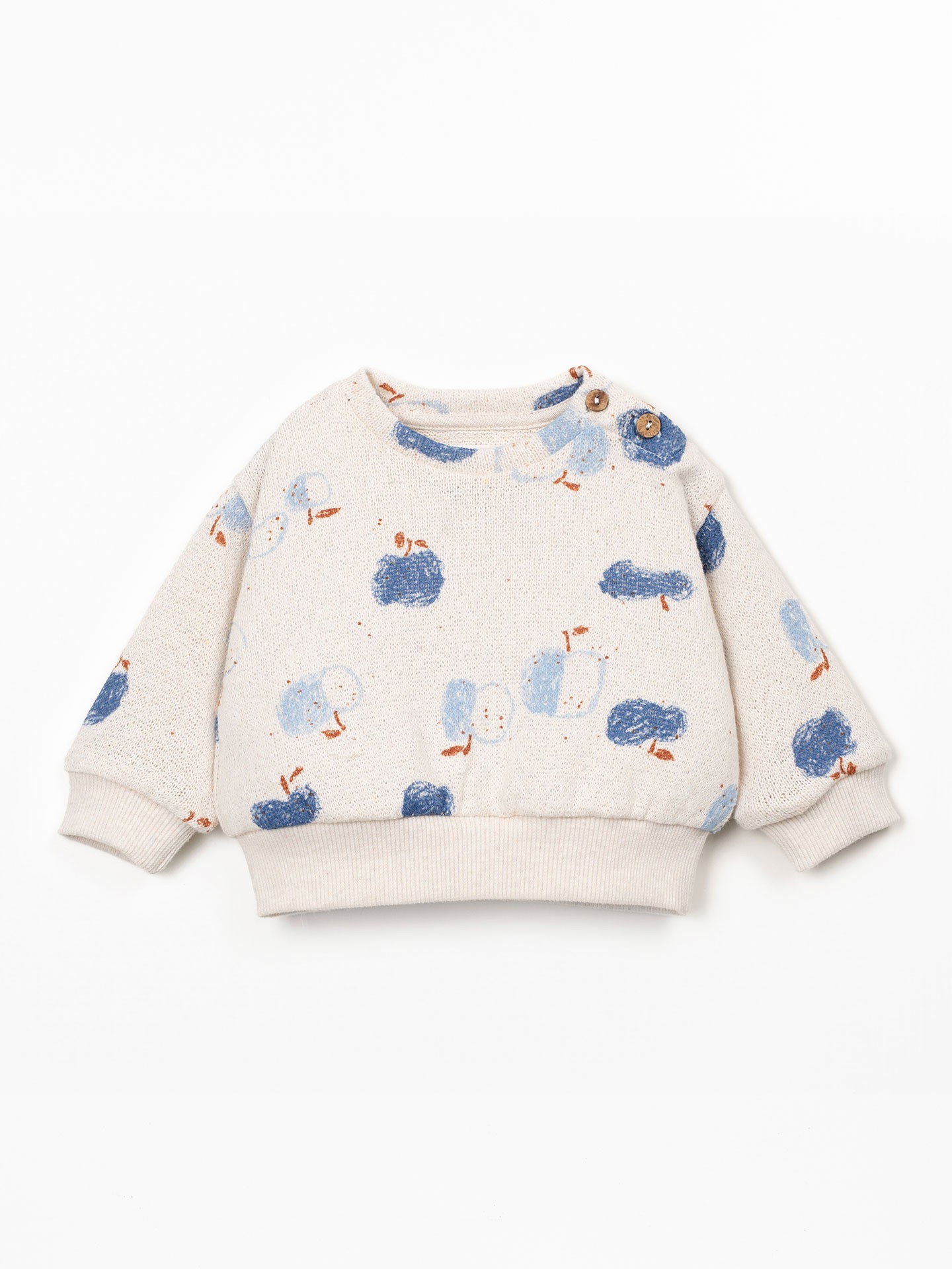 Jumper with apple print