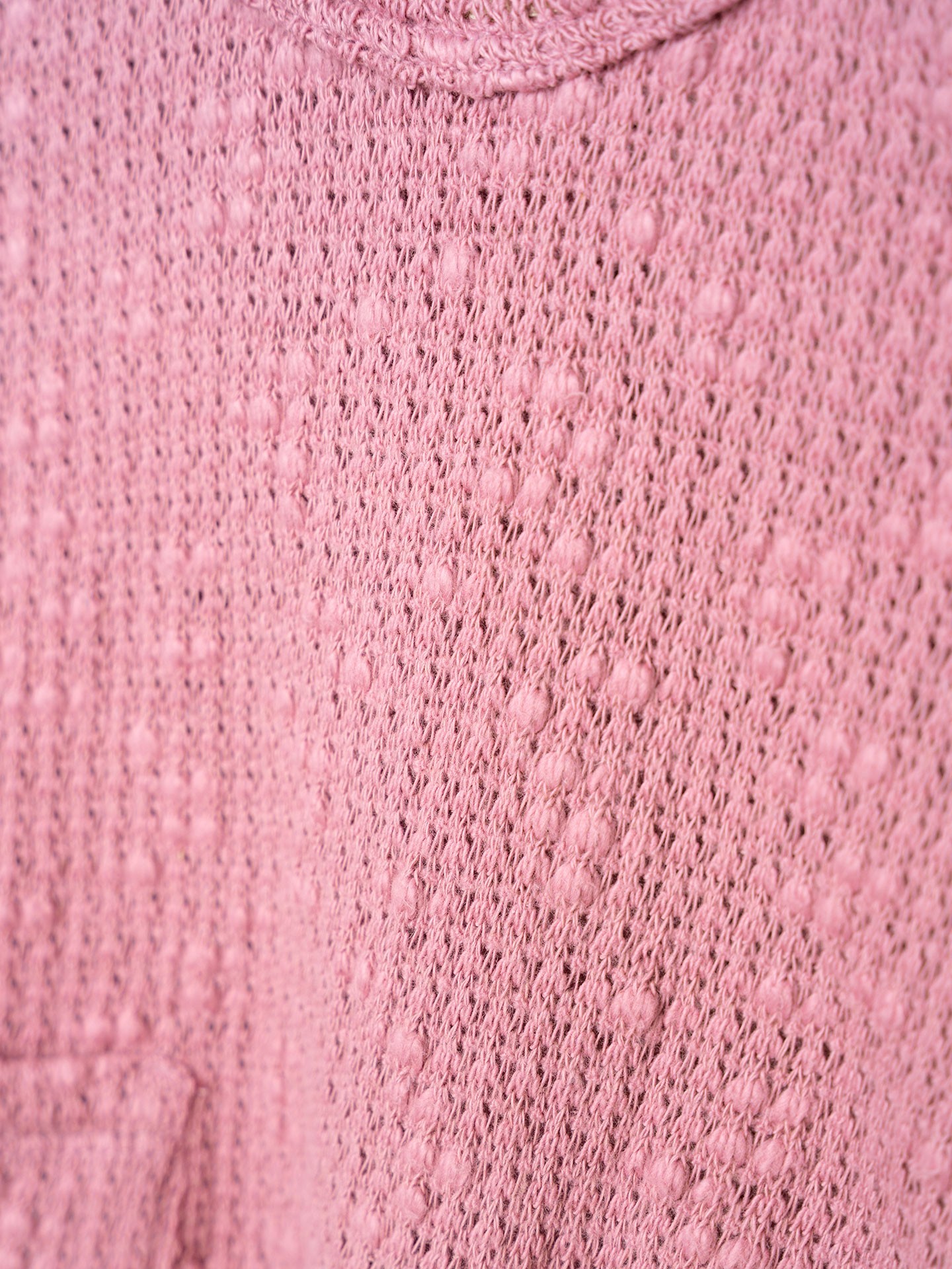 Macacão com mistura de algodão e algodão reciclado