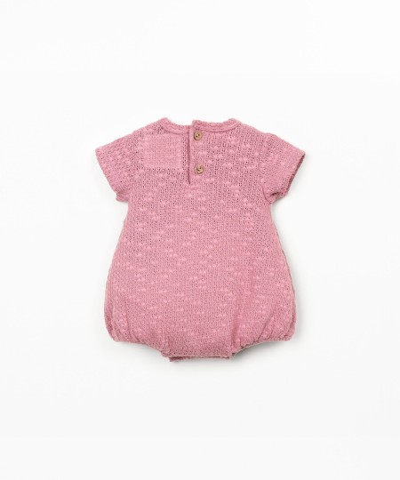 Macacão com mistura de algodão e algodão reciclado