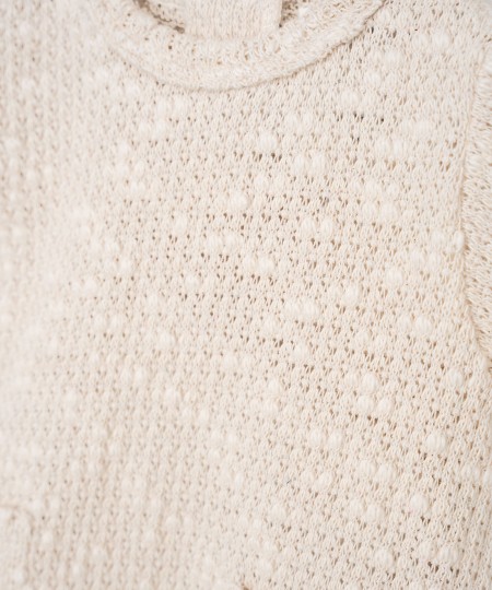 Macacão com mistura de algodão e algodão reciclado