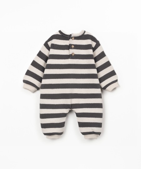 Pelele de mezcla de algodón regenerativo y algodón reciclado