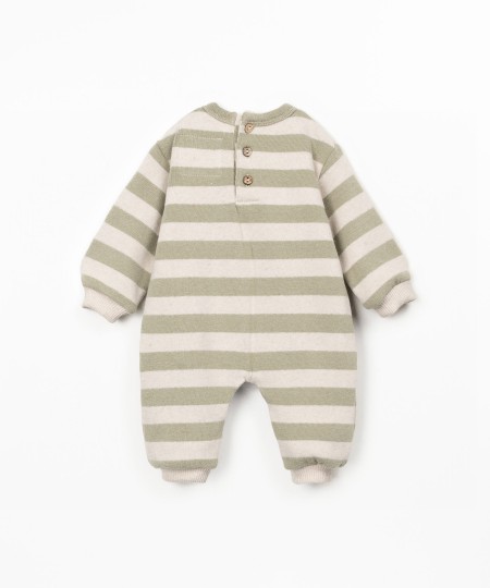 Macacão com mistura de algodão regenerativo e algodão reciclado