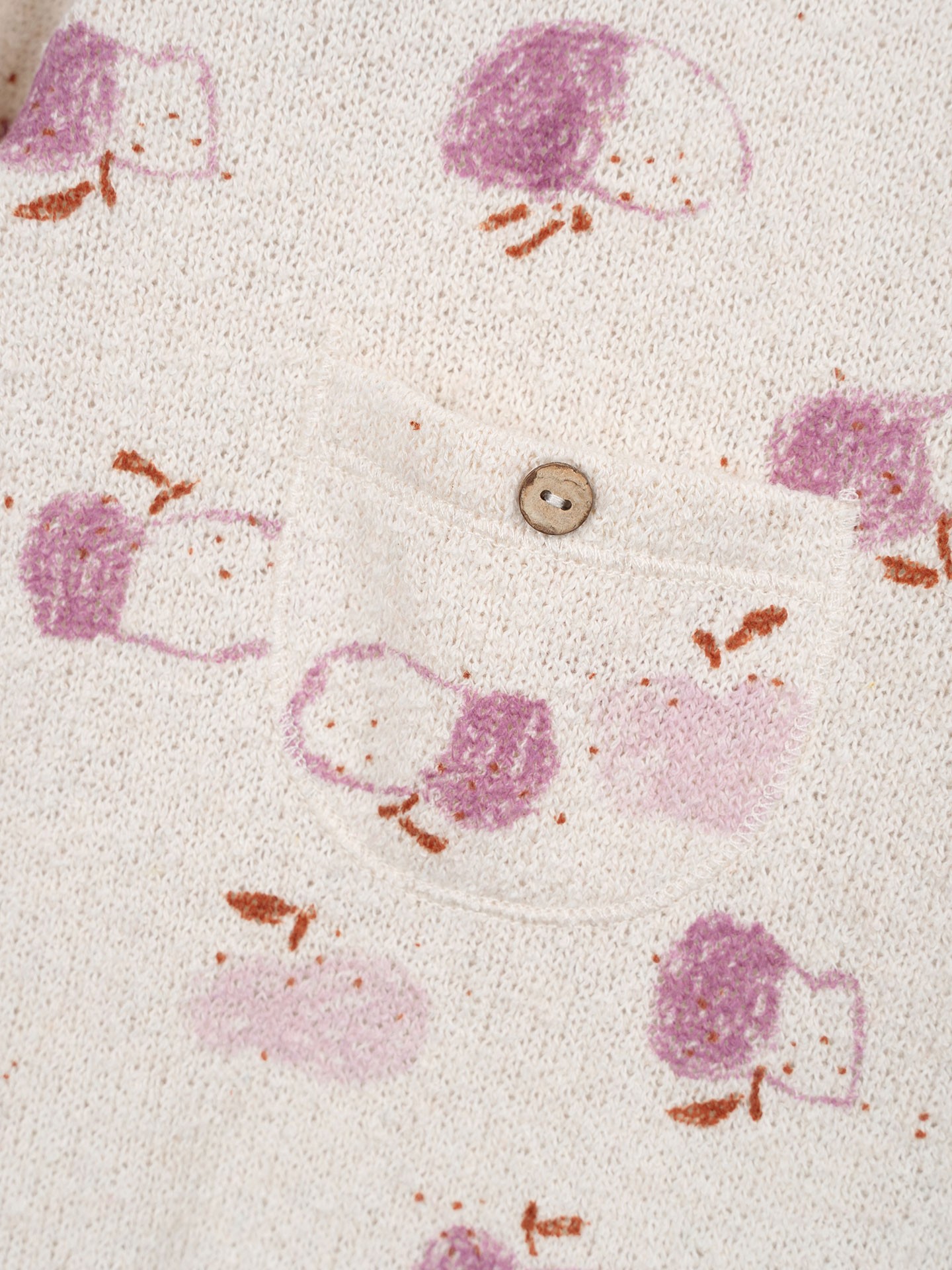 Macacão de malha com estampado