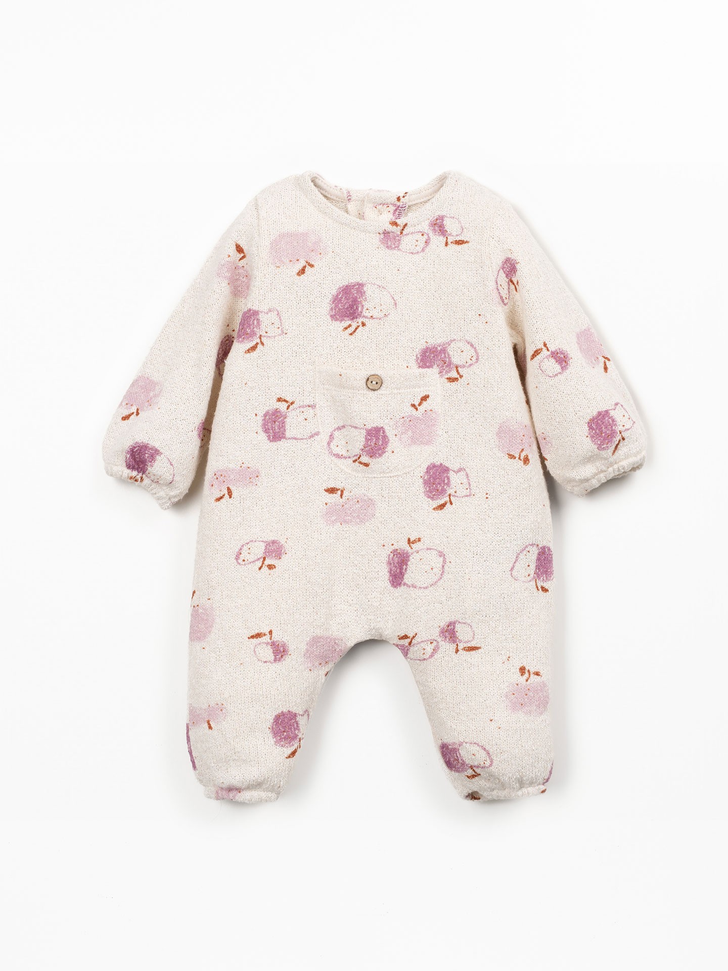 Macacão de malha com estampado