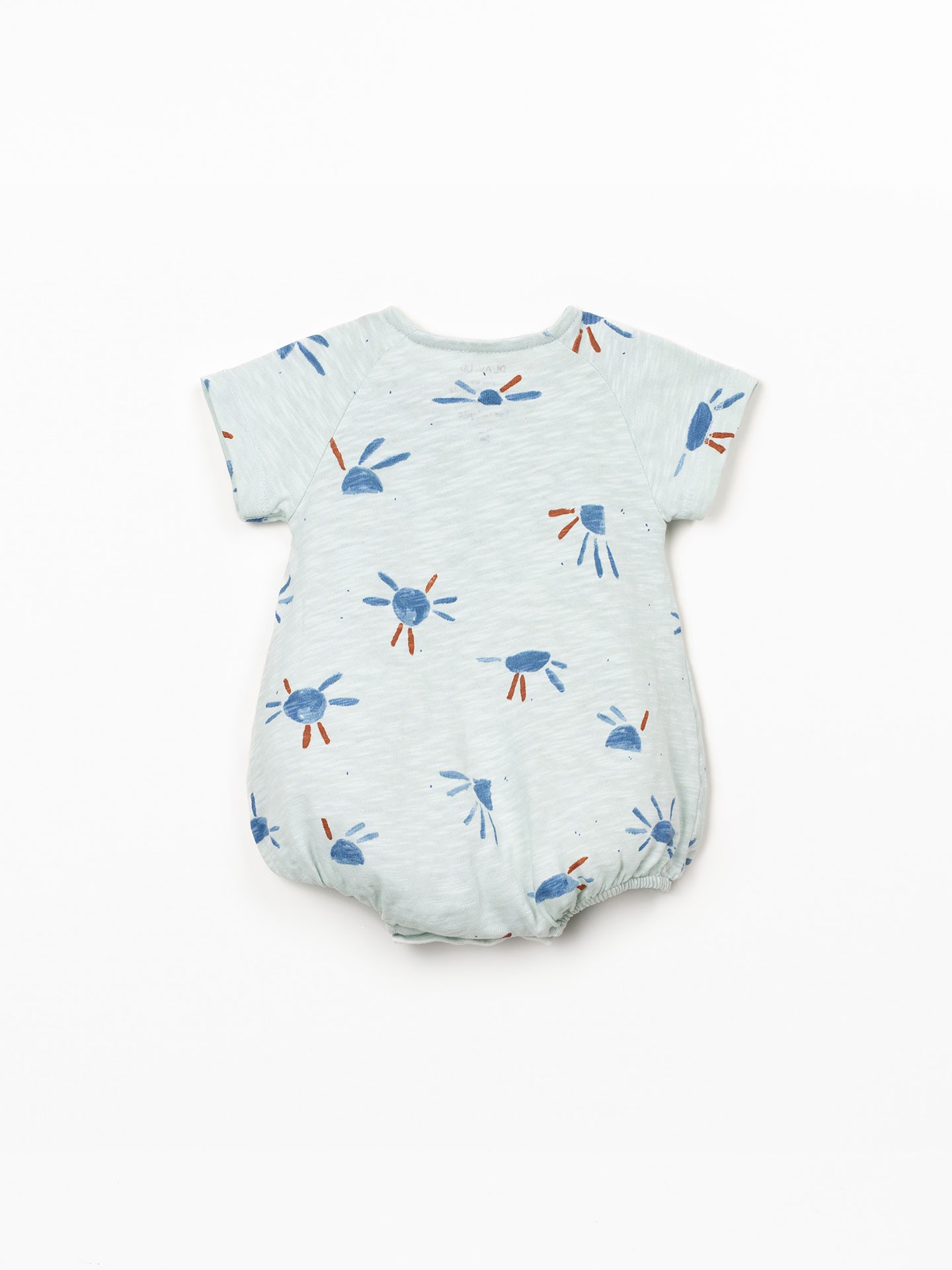 Macacão estampado em algodão orgânico