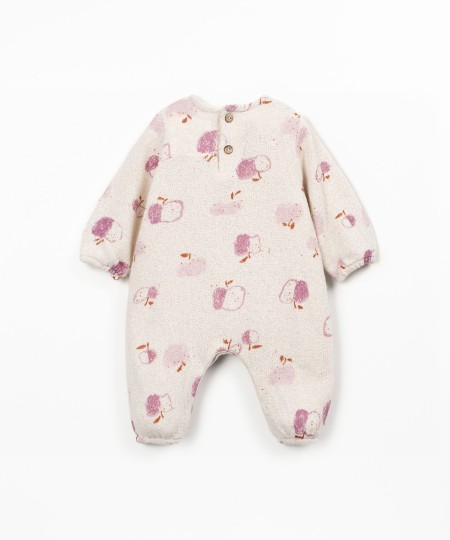 Macacão de malha com estampado