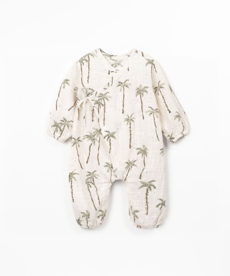 Cotton fabric jumpsuit