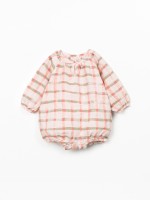 Macac�o com estampado xadrez