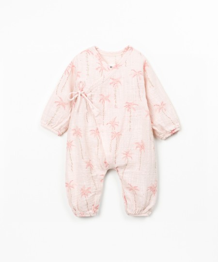 Cotton fabric jumpsuit