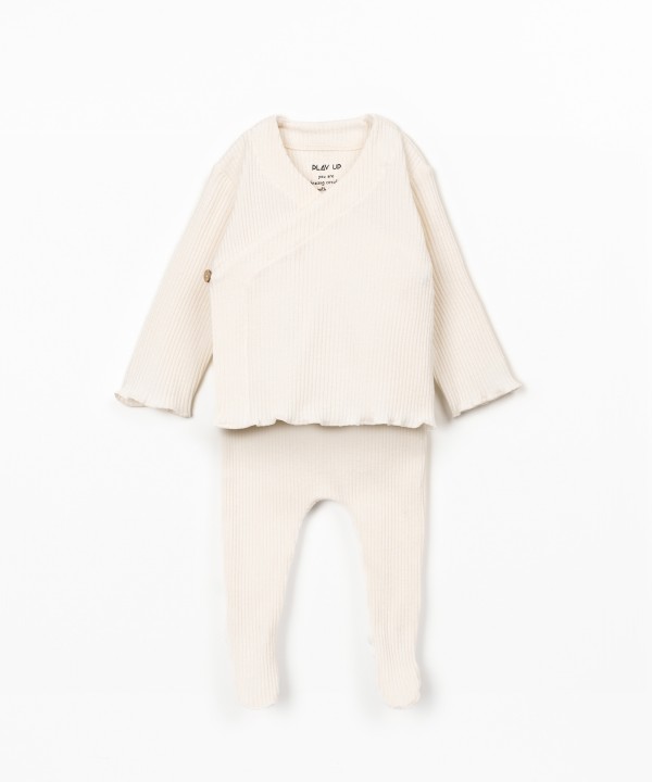 Conjunto de malha em algodão orgânico