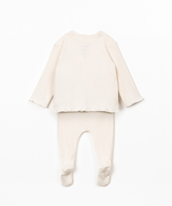 Conjunto de malha em algodão orgânico