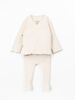 Conjunto de malha em algodão orgânico Conjunto de malha em algodão orgânico