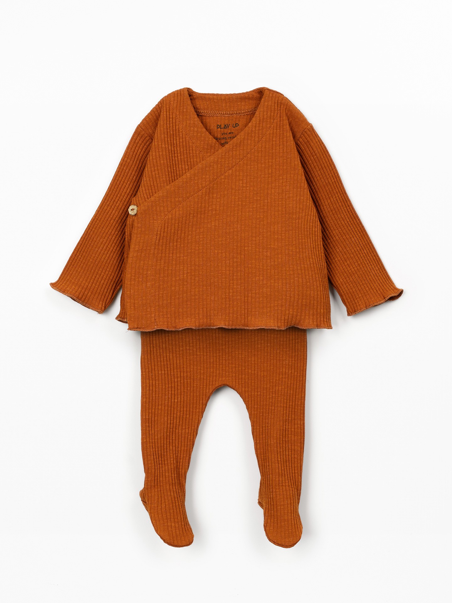 Conjunto de malha em algodão orgânico