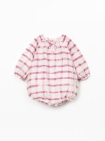 Macac�o com estampado xadrez