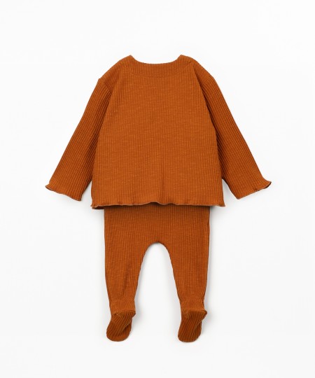 Conjunto de malha em algodão orgânico