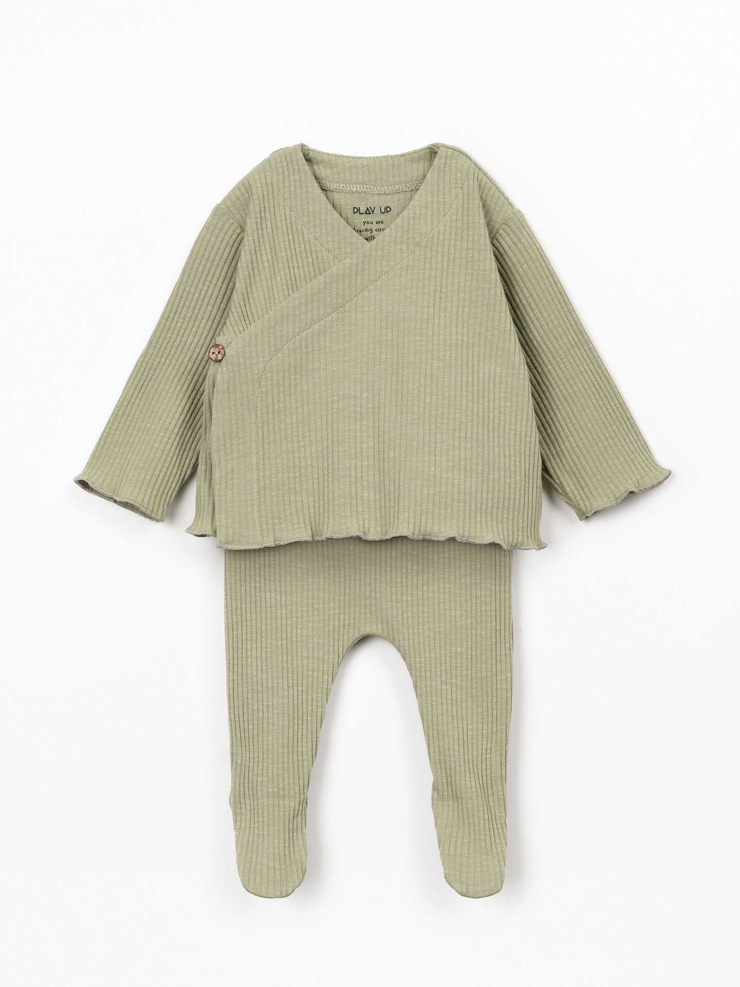 Conjunto de malha em algodão orgânico