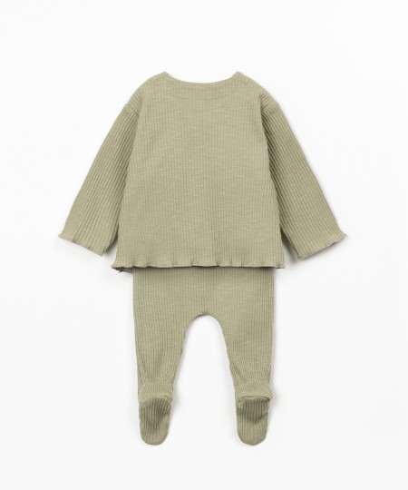 Conjunto de malha em algodão orgânico