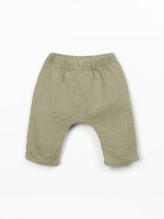Fabric trousers in organic cotton