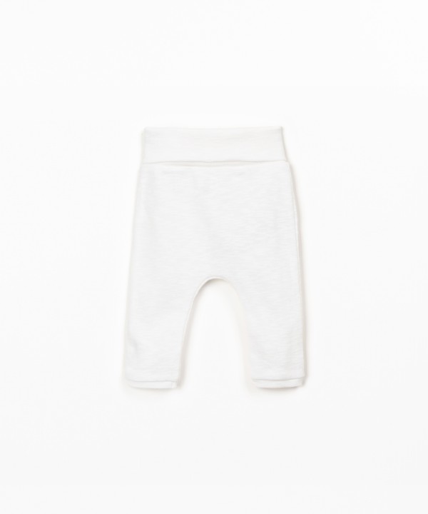 Leggings de malha em algodão orgânico