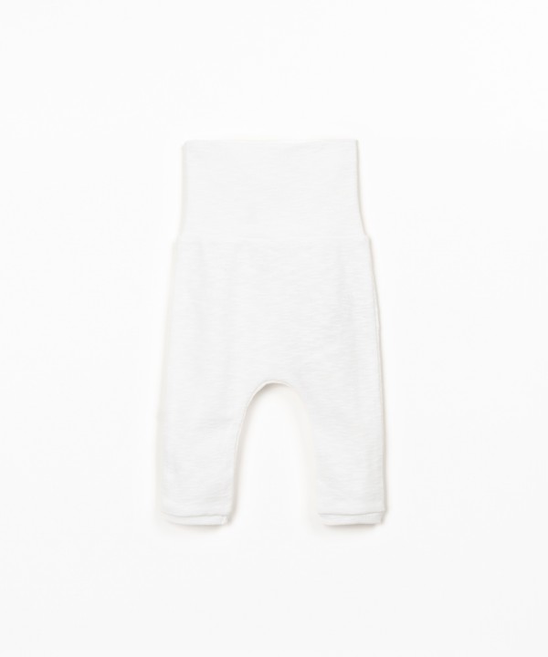 Leggings de malha em algodão orgânico