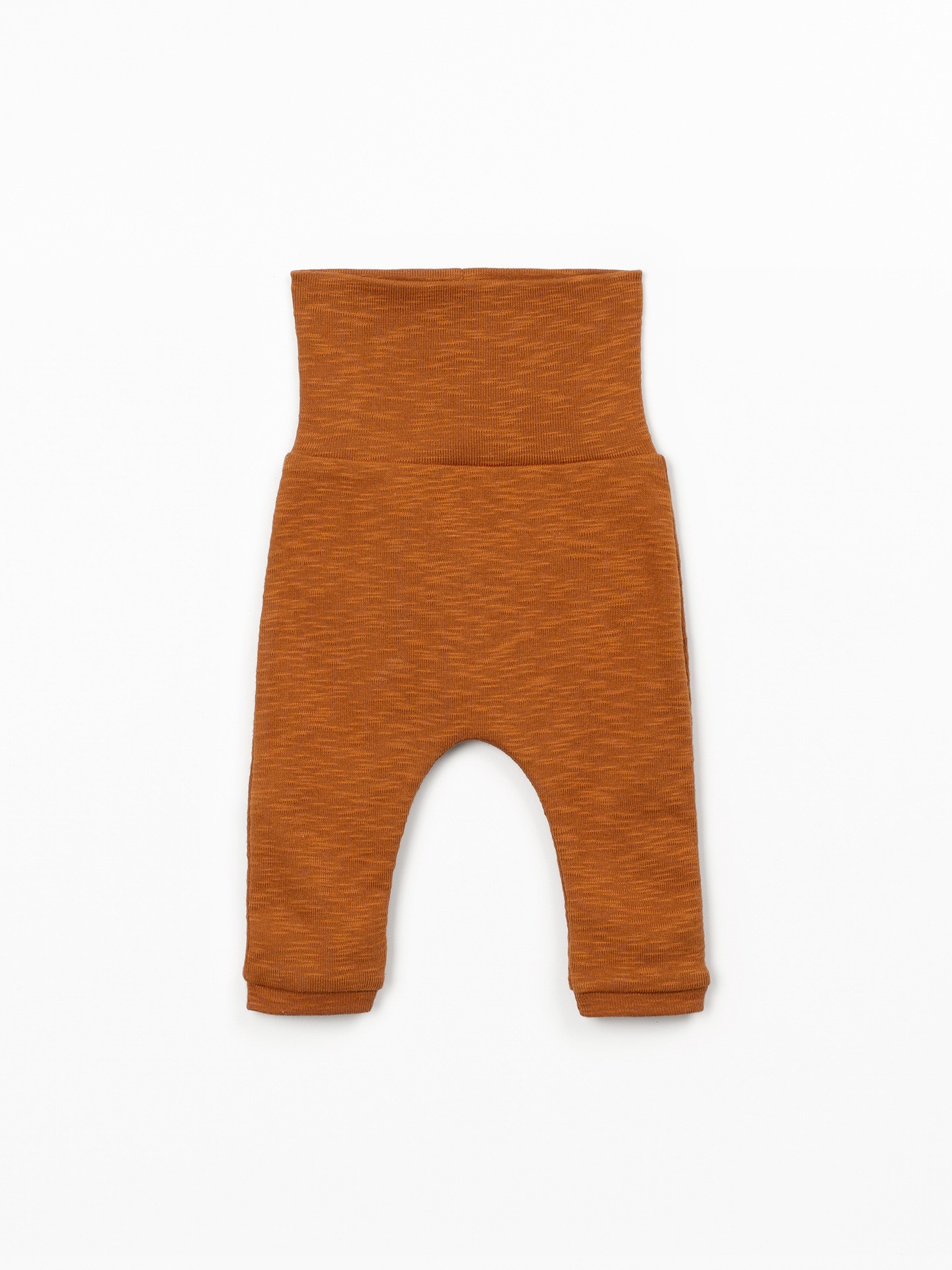 Leggings de malha em algodão orgânico