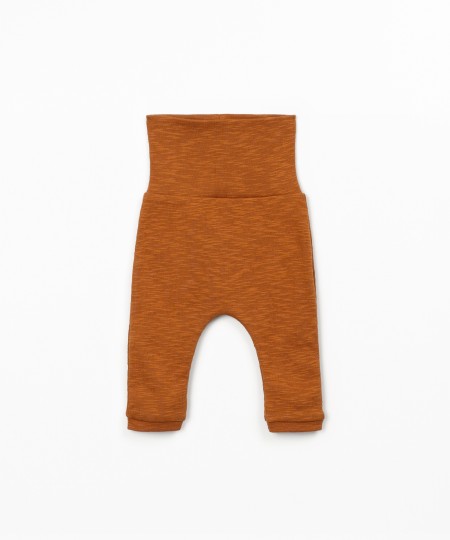 Leggings de malha em algodão orgânico