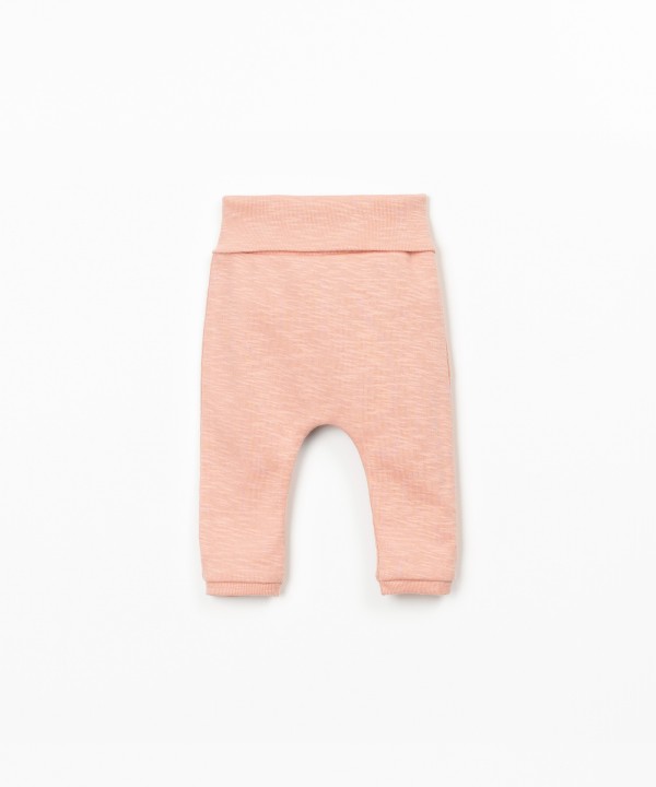 Leggings de malha em algodão orgânico