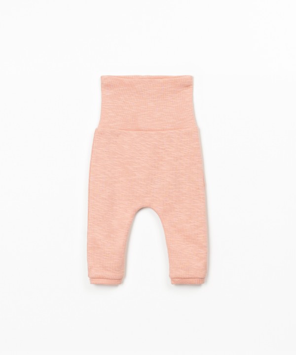 Leggings de malha em algodão orgânico