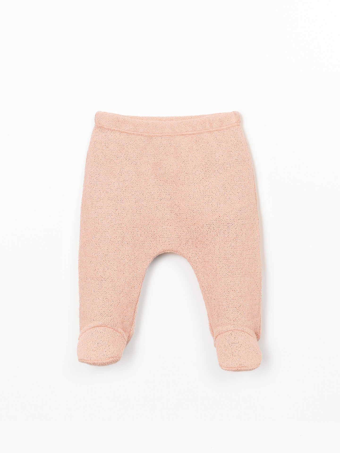 Leggings em mistura de fibras naturais e fibras recicladas