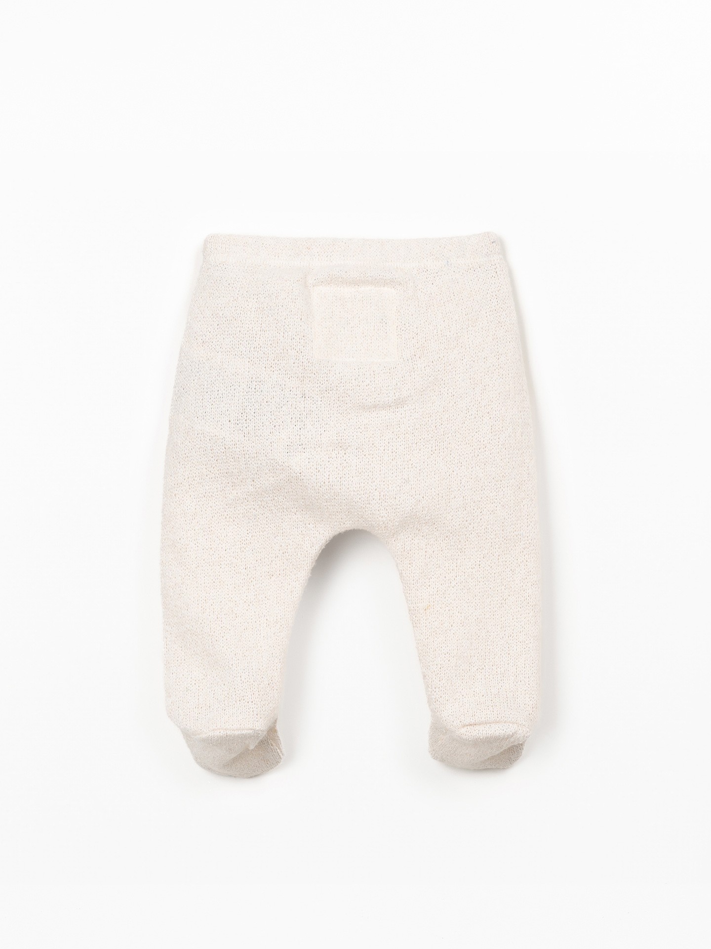 Leggings em mistura de fibras naturais e fibras recicladas