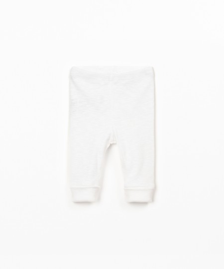 Plain leggings in organic cotton