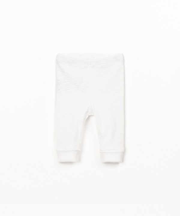 Plain leggings in organic cotton