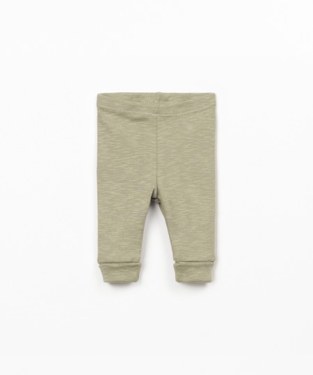 Leggings lisas em algod�o org�nico