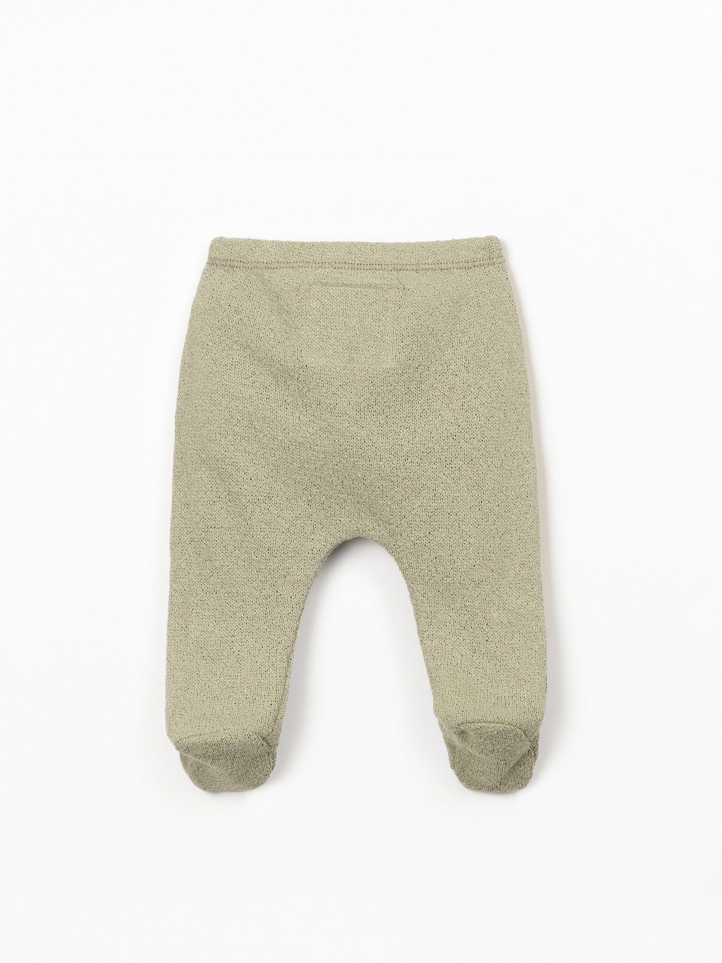 Leggings em mistura de fibras naturais e fibras recicladas