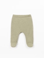 Leggings em mistura de fibras naturais e fibras recicladas