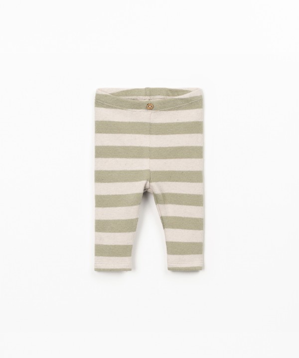 Leggings com padr�o de riscas