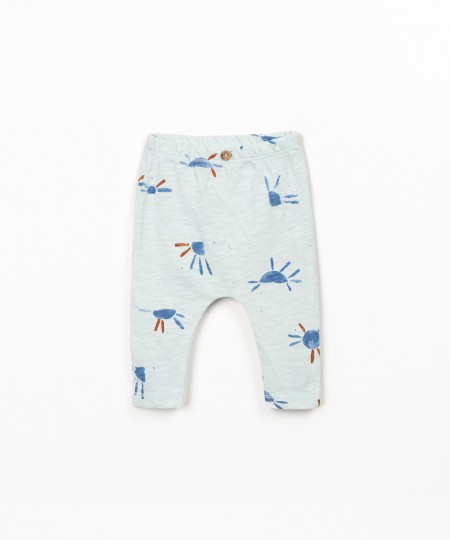 Leggings com estampado de sol