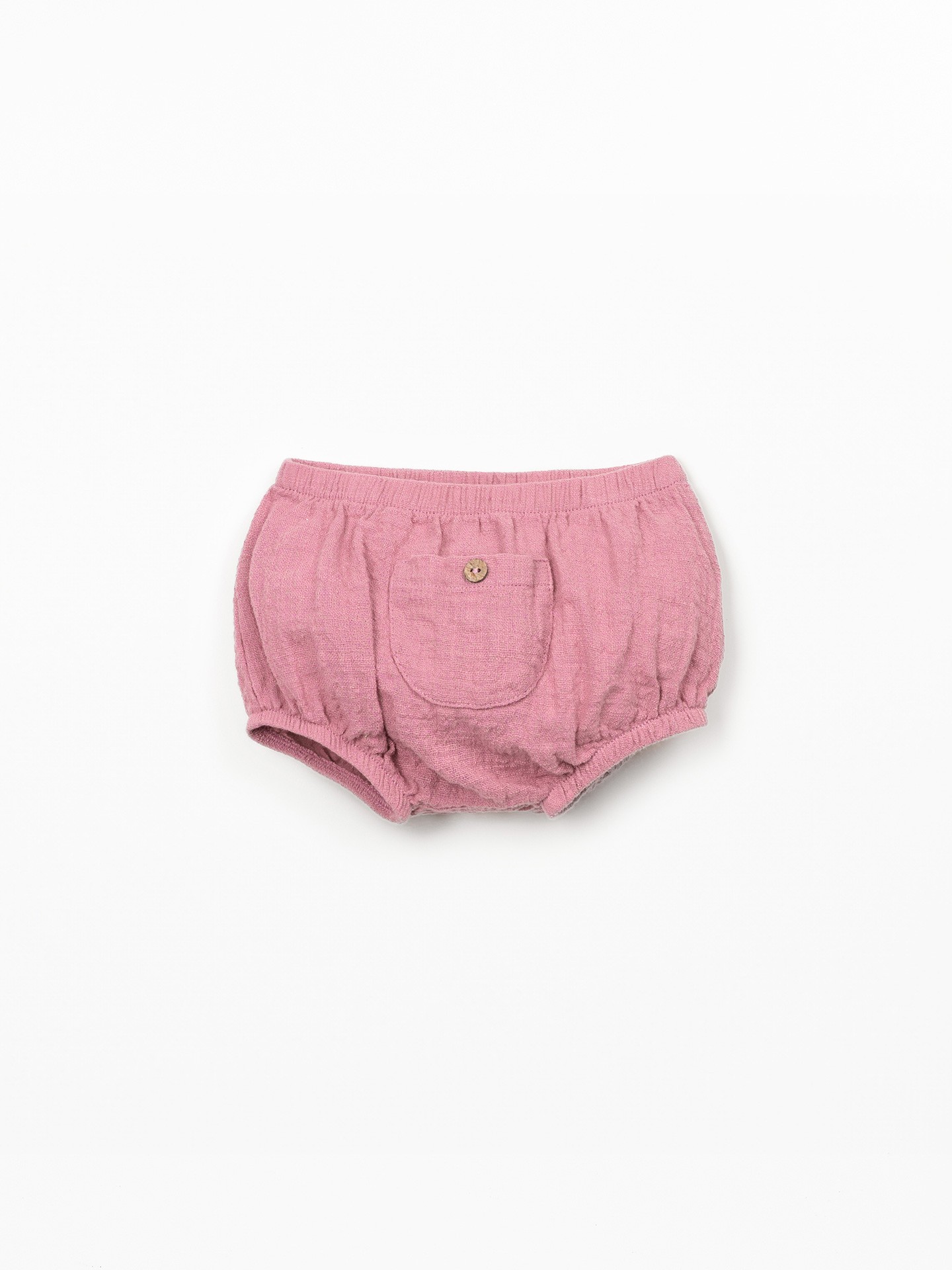 Calção de tecido comm bolso